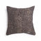 Decorative Pillowcase Grans Seam 60x60cm Chenille/ Jacquard Aslanis Home Ismaros Black/ Chocolate 685344