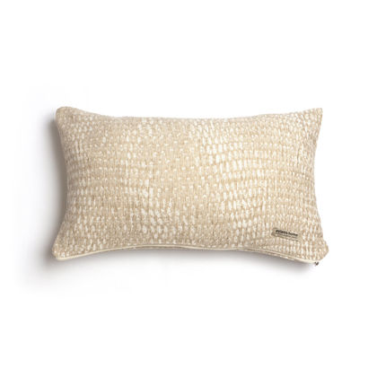 Decorative Pillowcase Trimming 60x60cm Chenille/ Jacquard Aslanis Home Ismaros Twine/ Ecru 685349