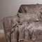 Decorative Pillowcase Gans Seam 30x50cm Jacquard Aslanis Home Kedros Brown/ Chocolate 685426