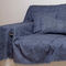 Decorative Pillowcase Gans Seam 60x60cm Jacquard Aslanis Home Kedros Blue/ Black 685452