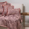 Decorative Pillowcase Gans Seam 60x60cm Jacquard Aslanis Home Kedros Puce/ Brown 685453