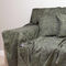 Decorative Pillowcase Gans Seam 45x45cm Jacquard Aslanis Home Kedros Olive/ Charcoal 685443