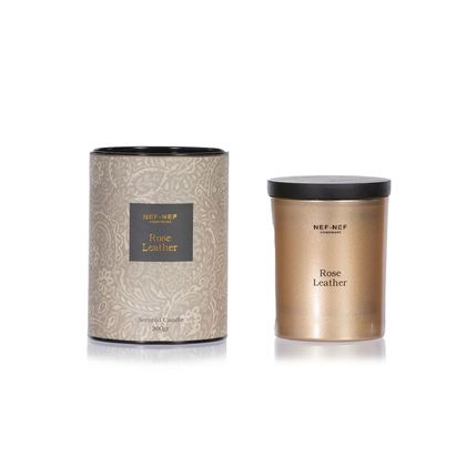 Scented Candle 200gr NEF-NEF Rose Leather Rose