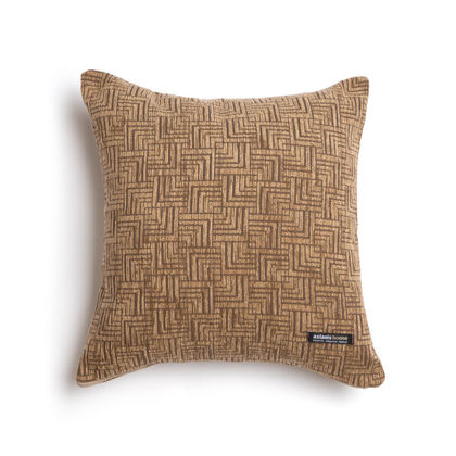 Decorative Pillowcase 45x45cm Chenille/ Jacquard Aslanis Home New Maze Cappuccino 688978