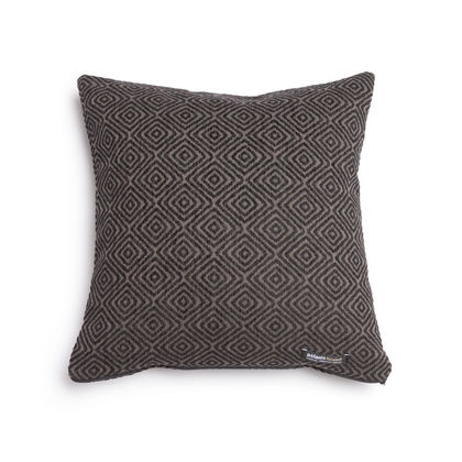 Decorative Pillowcase Trimming 45x45cm Chenille/ Jacquard Aslanis Home Panion Black/ Beige 685269