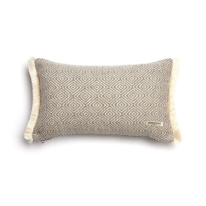 Decorative Pillowcase Trimming 30x50cm Chenille/ Jacquard Aslanis Home Panion Ecru/ Beige 685263