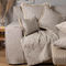 Decorative Pillowcase Trimming 60x60cm Chenille/ Jacquard Aslanis Home Panion Sand/ Ecru 685282