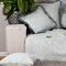 Decorative Pillowcase Trimming 60x60cm Chenille/ Jacquard Aslanis Home Panion Mint/ Sugar 685284