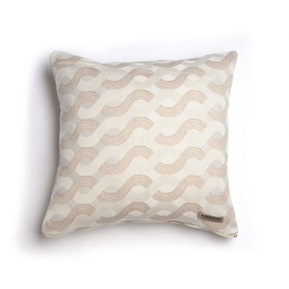Decorative Pillowcase Trimming 60x60cm Cotton/ Polyester Aslanis Home Pinovo Ecru/ Sand 685547