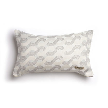 Decorative Pillowcase Trimming 45x45cm Cotton/ Polyester Aslanis Home Pinovo Gray/ Ice 685538