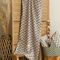 Decorative Pillowcase Gans Seam 60x60cm Cotton/ Polyester Aslanis Home Pinovo Gray/ Raf 685549