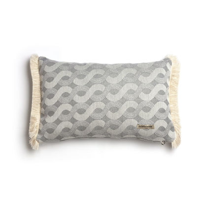 Decorative Pillowcase Trimming 45x45cm Cotton/ Polyester Aslanis Home Pinovo Gray 685544