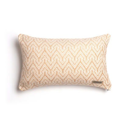 Decorative Pillowcase Trimming 45x45cm Chenille/ Jacquard Aslanis Home Tymfi Beige/ Ecru 685372