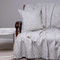 Decorative Pillowcase Trimming 45x45cm Chenille/ Jacquard Aslanis Home Tymfi Gray/ Sugar 685374