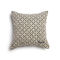 Decorative Pillowcase Gans Seam 45x45cm Chenille/ Jacquard Aslanis Home Vermio Charcoal/ Beige 685565
