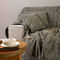 Decorative Pillowcase 30x50cm Chenille/ Jacquard Aslanis Home Vermio Charcoal/ Beige 682001