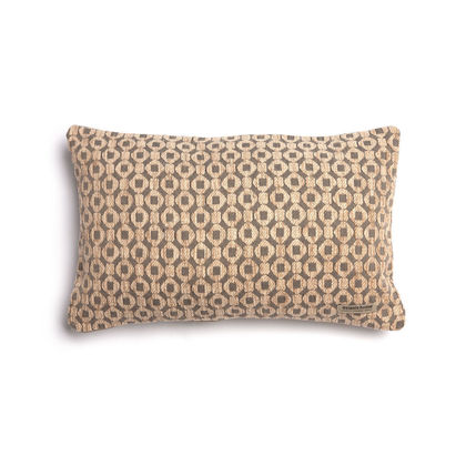 Decorative Pillowcase 30x50cm Chenille/ Jacquard Aslanis Home Vermio Beige/ Chocolate 682002