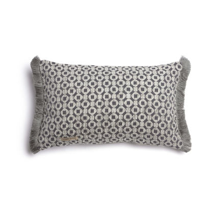 Decorative Pillowcase Trimming 45x45cm Chenille/ Jacquard Aslanis Home Vermio Charcoal/ Gray 685568