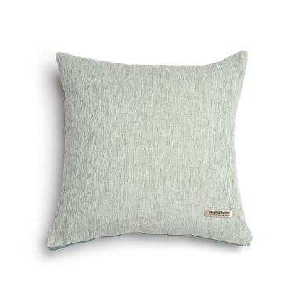 Decorative Pillowcase Trimming 45x45cm Chenille Aslanis Home Four Seasons Mint 685408