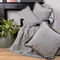 Decorative Pillowcase Trimming 30x50cm Chenille Aslanis Home Four Seasons Gray 685399