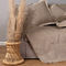 Decorative Pillowcase Gans Seam ​60x60cm Chenille Aslanis Home Four Seasons Beige/ Brown 685421