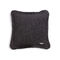 Decorative Pillowcase Trimming 30x50cm Chenille Aslanis Home Plain 4 Seasons Black 689205