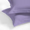 Pair of Oxford Pillowcases 50x70+5cm Satin Cotton Aslanis Home Satin Plain 044 Violet Royal 698051