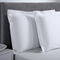 Pair of Oxford Pillowcases 50x70+5cm Satin Cotton Aslanis Home Satin Plain 038 Sugar White 697090