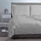 Queen Size Flat Bedsheets 4pcs. Set 250x270cm Satin Cotton Aslanis Home Satin Plain 186 Warm Grey 697922