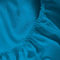 Single Size Fitted Bedsheet 100x200+35cm Satin Cotton Aslanis Home Satin Plain 199 Αcqua Splash 697897​