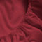 Semi Double Size Fitted Bedsheet 140x200+35cm Satin Cotton Aslanis Home Satin Plain 259 Cabernet 698384​