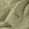 Queen Size Flat Bedsheets 4pcs. Set 250x270cm Satin Cotton Aslanis Home Satin Plain 268 Olive Green 697010​