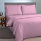 Queen Size Duvet Cover 220x240cm Satin Cotton Aslanis Home Satin Plain 020 Baby Pink 697068