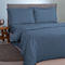 Single Size Duvet Cover 160x220cm Satin Cotton Aslanis Home Satin Plain 232 Poseidon Blue 698002​