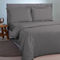 Single Size Duvet Cover 160x220cm Satin Cotton Aslanis Home Satin Plain 082 Cool Gray 697990​