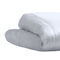 Semi Double Size Bedspread 160x240cm Satin Cotton Aslanis Home Satin Plain 038 Sugar White 698259