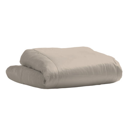 Semi Double Size Bedspread 160x240cm Satin Cotton Aslanis Home Satin Plain 139 Sand 698263​