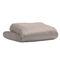 Semi Double Size Bedspread 160x240cm Satin Cotton Aslanis Home Satin Plain 120 Relaxed Khaki 698275