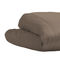 Semi Double Size Bedspread 160x240cm Satin Cotton Aslanis Home Satin Plain 172 Benny Brown 698265