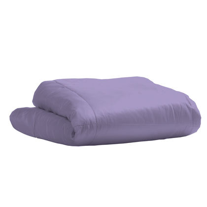 Queen Size Bedspread 220x240cm Satin Cotton Aslanis Home Satin Plain 044 Violet Royal 698224