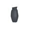 Ceramic Vase Black D.15x29cm INART 3-70-507-0372