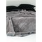 Single Velour Blanket 160x220 SB Home Warm Collection Tyrol Grey 100% Polyester