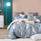 Semi Double Flat Bedsheets 3pcs. Set 170x270cm Satin Cotton Aslanis Home Dafni 698156