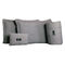 Pair of Pillowcases 52x72cm Microfiber Aslanis Home Venetian Dark Grey 635549