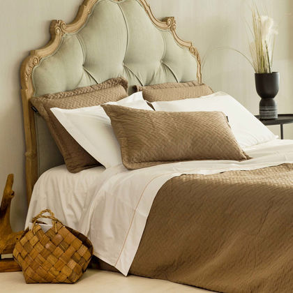 Semi Double Bedspread/ Duvet Cover 160x220cm Microfiber Aslanis Home Venetian Brown 635530