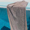 Πετσέτα Θαλάσσης 80x180cm Βαμβάκι Terry Aslanis Home Luxury Beach Μπεζ 688366