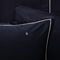 Queen Size Flat Bedsheet 240x300cm Cotton Tommy Hilfiger Arthur Blue Navy 219092