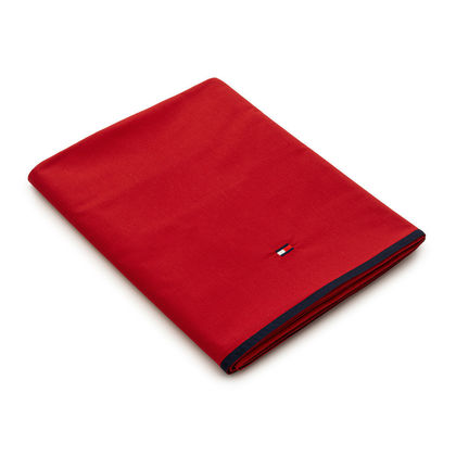 King Size Flat Bedsheet 270x300cm Cotton Tommy Hilfiger Tailor - Red 220227