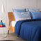 Queen Size Bedspread 230x250m Cotton Tommy Hilfiger Mellow Decos - Blue 303357