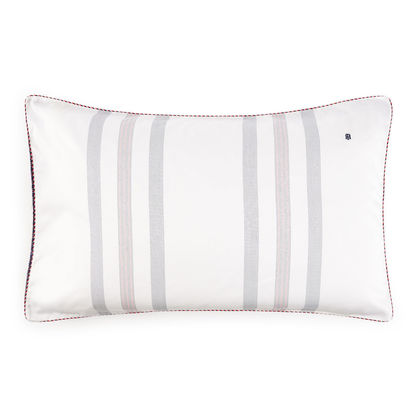 1pc. Pillowcase 65x65cm Cotton Tommy Hilfiger Grid Lock White 666198